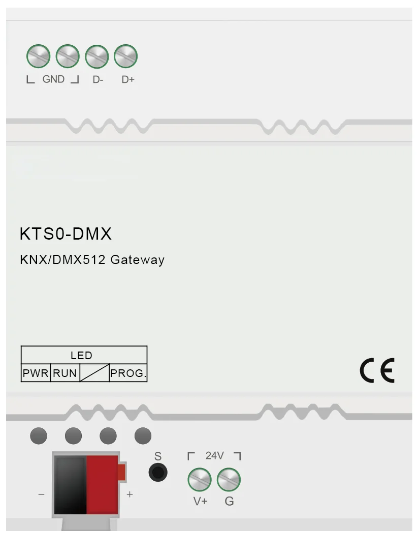 2025 KNX/EIB Smart Home System Single Channel DALI Intelligent Dimming  Gateway