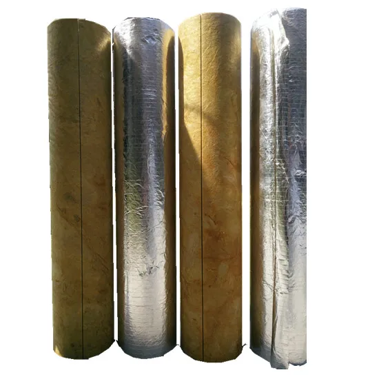 rock wool insulation pipe aluminum foil