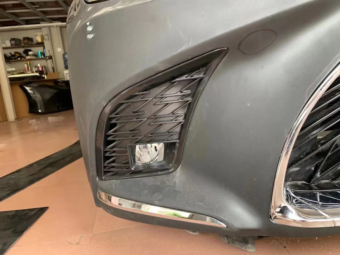 Lexus LS460 Front Bumper Upgrade Kit (2006-2021) - LS600HL Grille