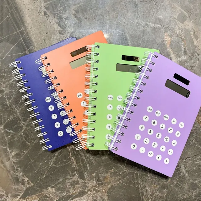 GF Hot Selling Promotional Gifts Portable Stationery Diary Notepad Custom logo Multifunctional Spiral Notebook with Calculator