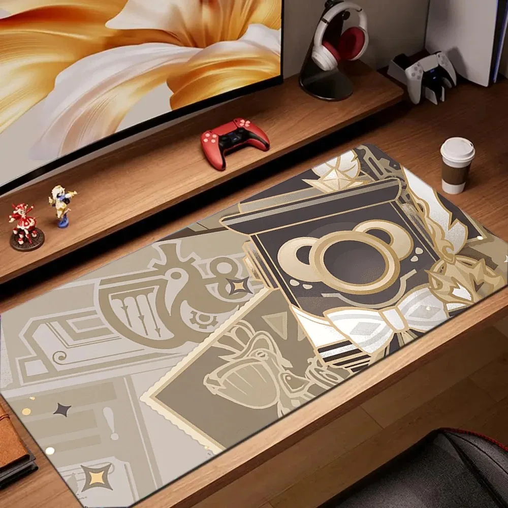 Genshin Impact Character Pattern Stylish Cool PC Gaming Mouse Pads Gamer Mats Teclado Pa aperçu 54
