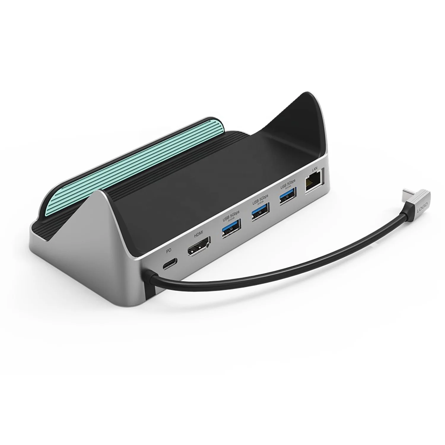 Flykan Usbc Docking Station For Valve Steam Deck 6in1 Hub 6 Port