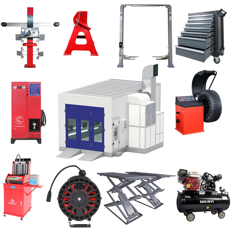 Customized Full Set Car Maintenance Equipment Wheel Alignment Tyre Changer for Workshop Repair Customized Vehicle Equipment