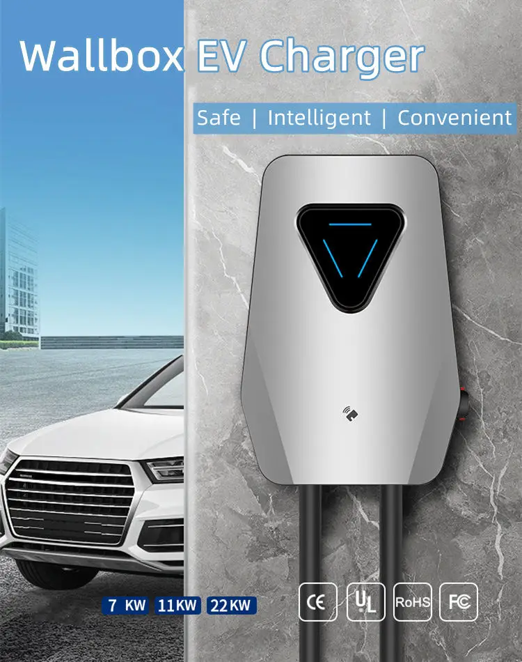 Wholesale Price Ev Charger Type 2 32a Load Balance Wallbox App Function