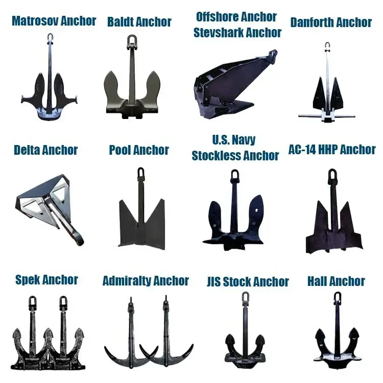 Maxplus High Holding Corrosion Resistant Strong Type a B C Hall Offshore Marine Anchor for Vessels Ships