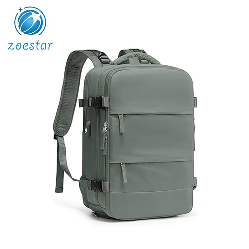 2024 Travel Luggage Laptop Backpack with a USB Port Cabin Backpack Polyester Fashion Waterproof Backpack manufacture