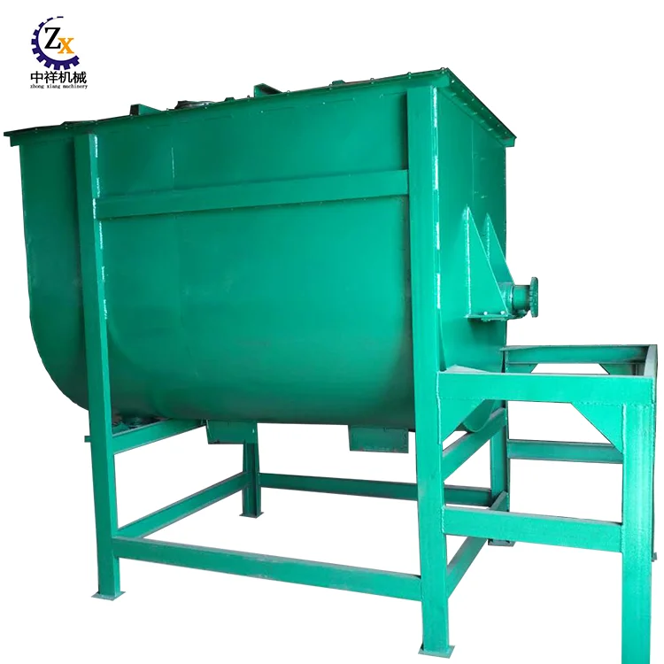 Horizontal Feed Mixer Push Manual Mixer Machine Animal 1 Ton Vertical Feed Mixer 500kg