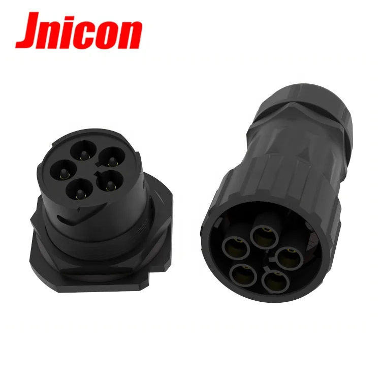 工业设备用jnicon M40公母5pin连接器 - Buy 塑料5pin连接器,插头和插头,工业防水连接器 Product on ...