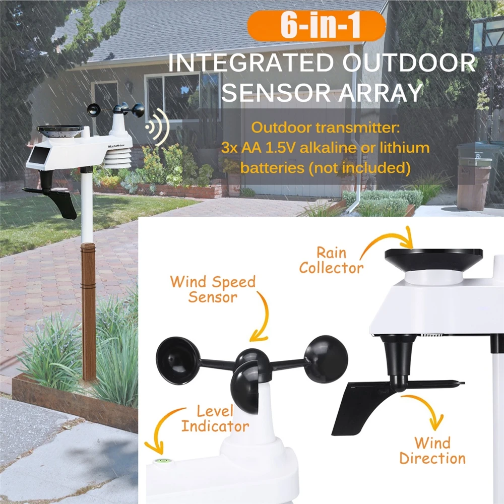 0366 WIFI Smart Radio Frequency Weather Station