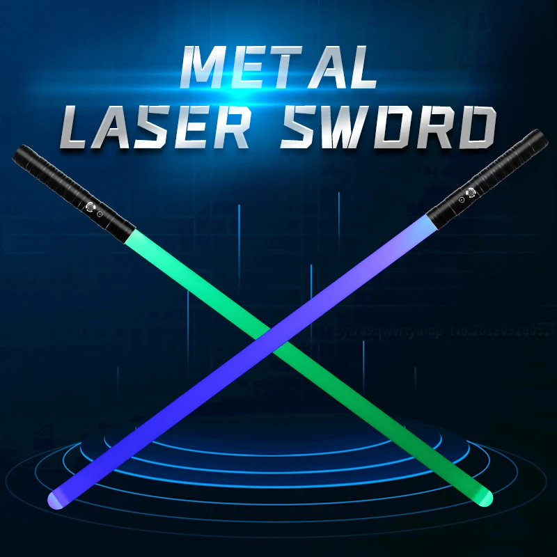 Metal Handle RGB Lightsaber 15 Color Variable with Hit Sound FX Dueling LED USB Charging Gift