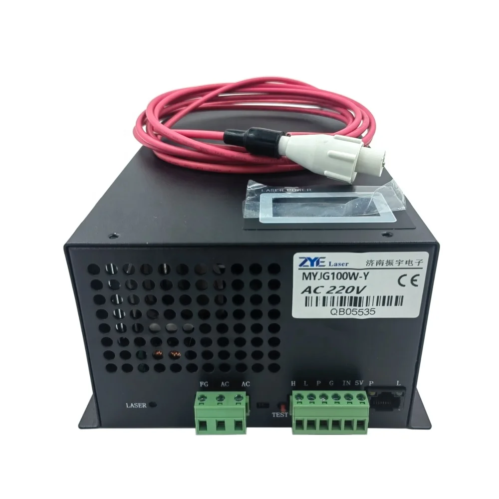 ZYE 100W CO2 Laser Power Supply for Engraving & Cutting