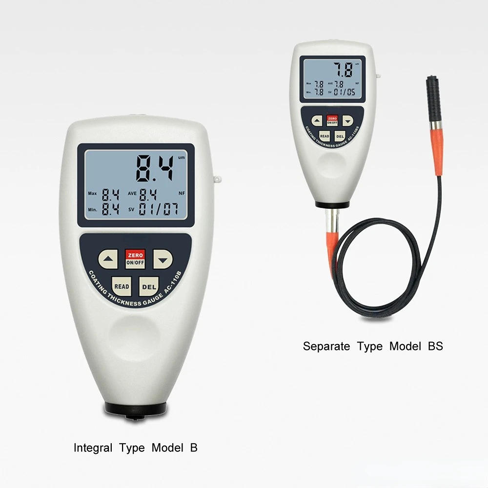 Portable ultrasonic thickness gauge for metal itself thickness measuring