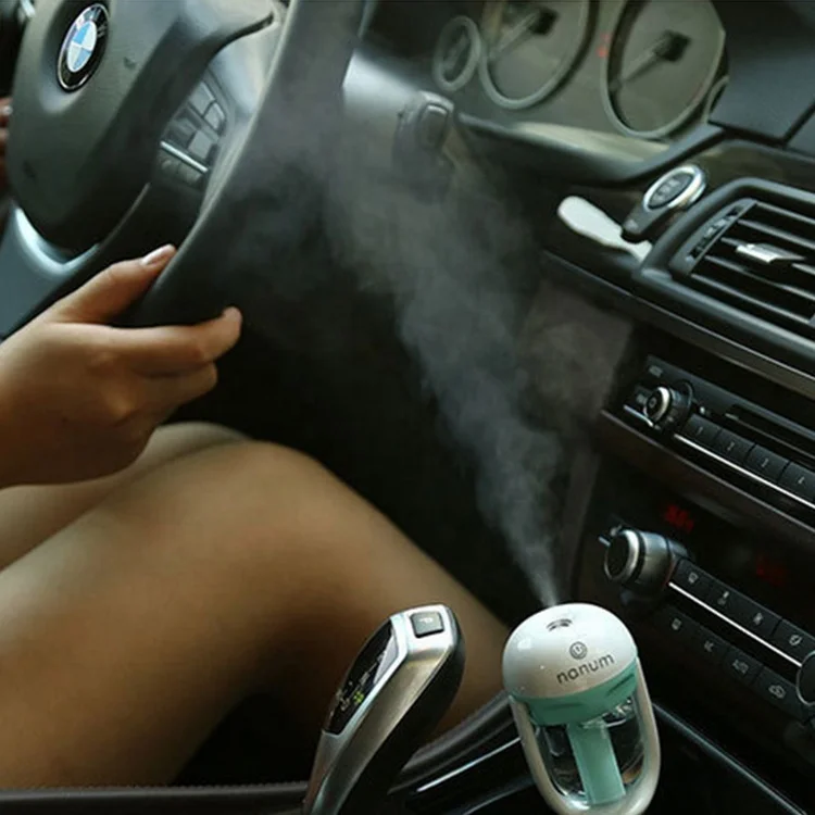 12V Car air Freshener Oil Diffuser Car Steam Air Humidifier Aroma Diffuser Mini Air Purifier Diffuser Mist Maker Fogger - Image 4