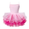 [l181 suspender skirt] pink gradient