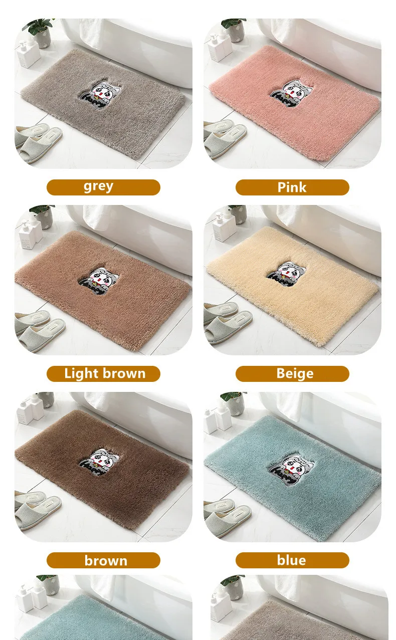 High Quality Style Living Room Bedroom Carpet Home Thickened Floor Mat Customization factory