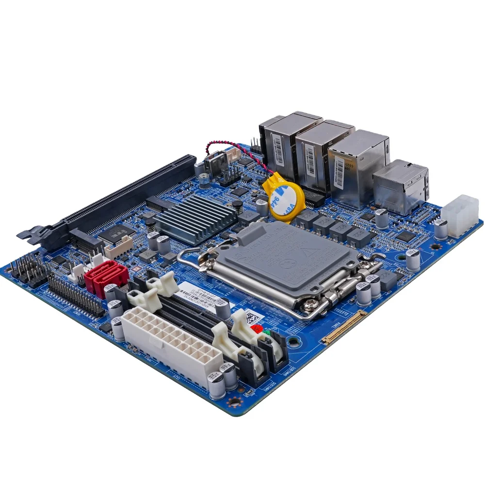 Desktop Pc Gaming Mother Board FCLGA1700 Socket H610 Chipset Dual Ddr4 Mini Itx Motherboard for Intel Raptor Lake Processors