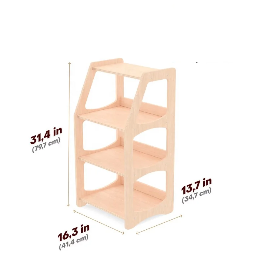 Детская мебель для спальни LM деревянная книжная полка шкаф Монтессори детской