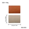 Set de table rectangulaire abricot marron vif