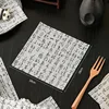 100 feuilles de papier huilé pour calligraphie (18 cm x 18 cm)