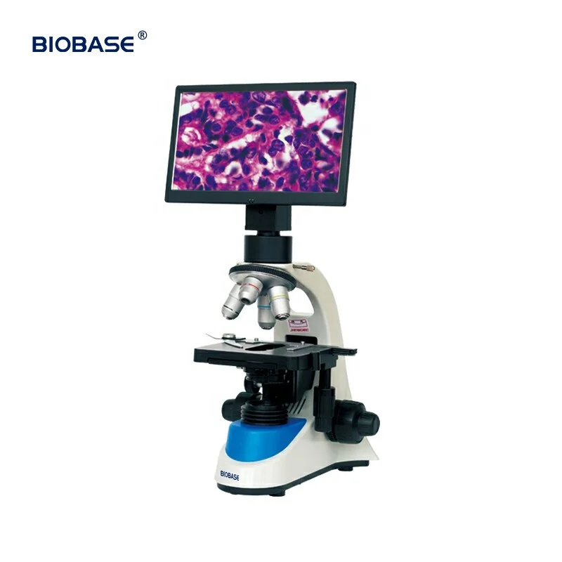 BIOBASE LCD Screen Display Laboratory Digital Biological Microscope Binocular Trinocular Microscope