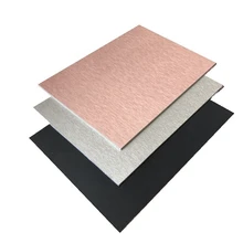 Wholesale aussen 4mm acp wall cladding tile stone honeycomb aluminum composite panels alucobond panel in stock