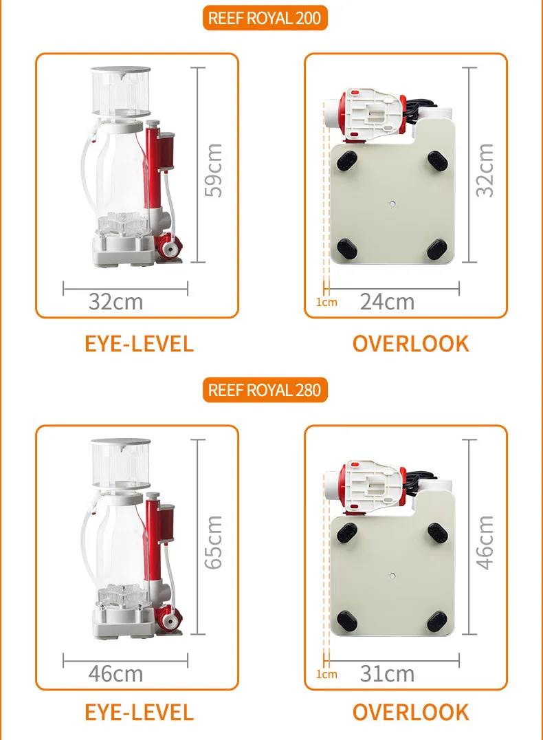 Zhongeke Century ZKSJ DC Protein Skimmer REEF ROYAL 200, Eco