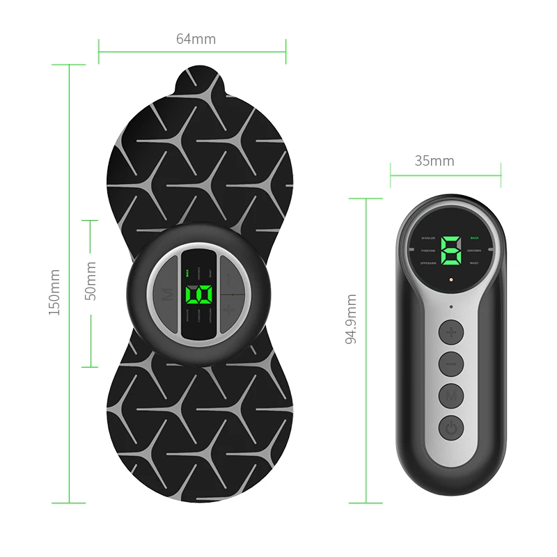 Wireless EMS Shiatsu Neck and Shoulder Tapping Massager Health Gift for Family