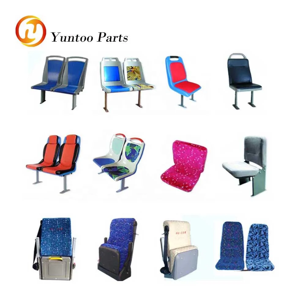 Boat Adjustable Backrest Seat Bus Side Sliding Bus Seats