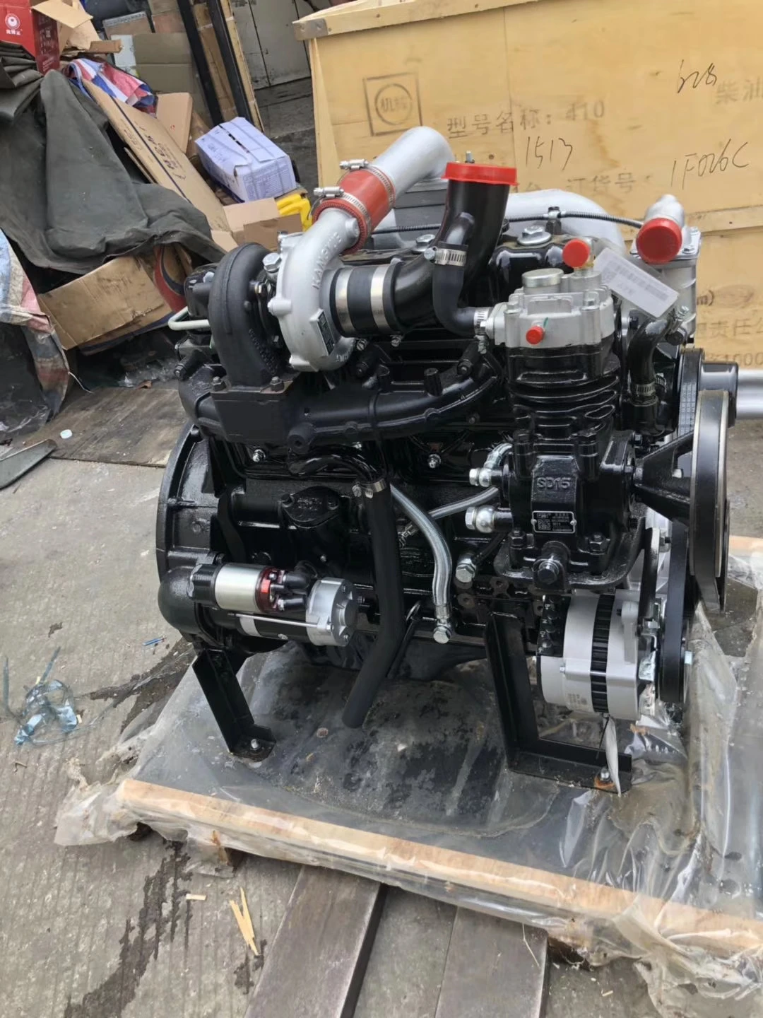 Yunnei YN38GBZ 76KW Diesel Engine - Water-Cooled 4-Stroke for
