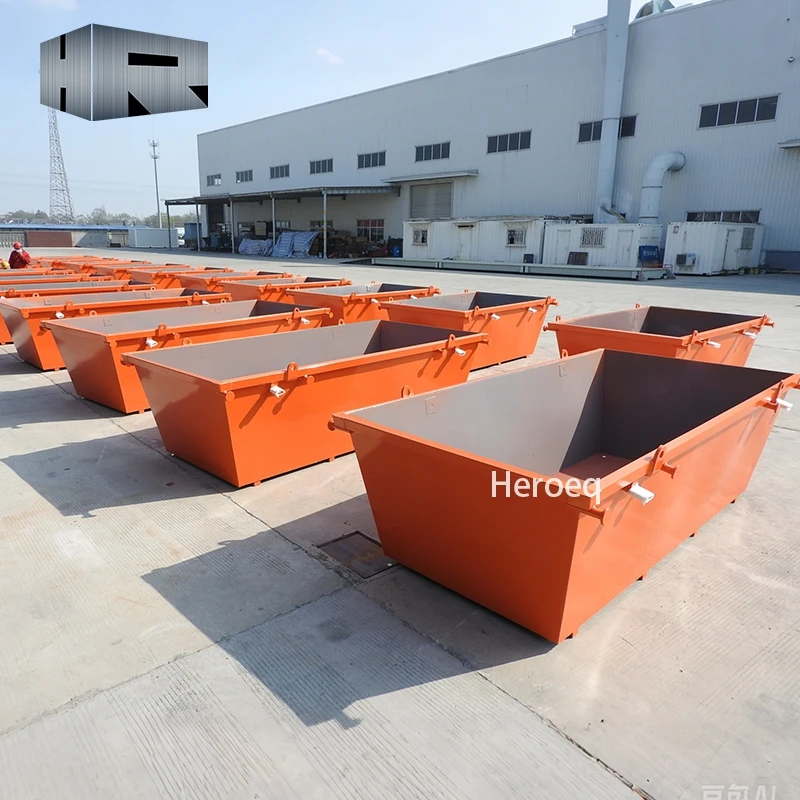 6CBM Stackable Marrel Bin Skip Containers Recycle Waste Bins Waste Storage Dumpsters Metal Steel Recycling Skip Bins