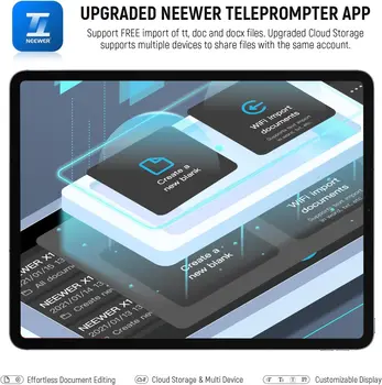 NEEWER RT113 Remote Control for NEEWER Teleprompter App, Upgraded with Direct Bluetooth Connection and Silent Button detail image