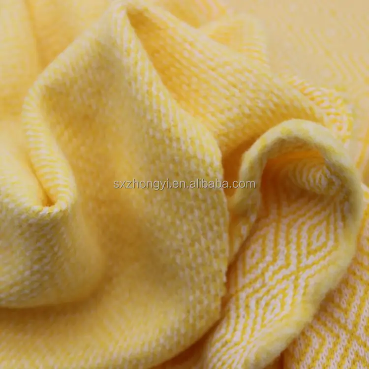 Coarse Needle Jacquard Knit Fabric for Garment Hometextile Blanket