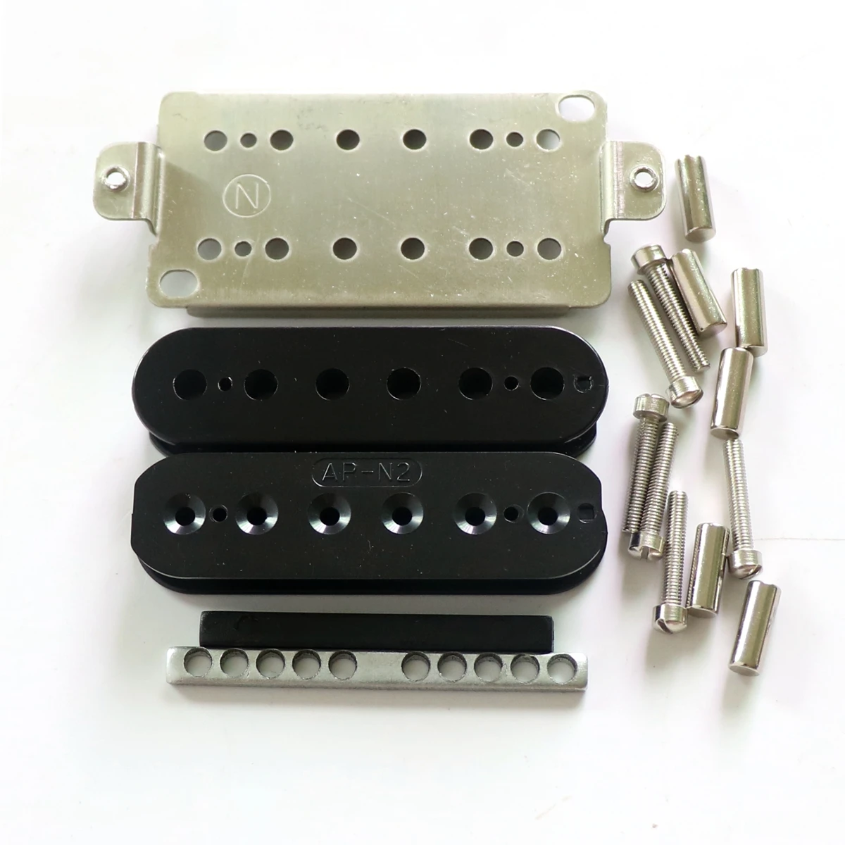 Donlis Alnico 5 Bar Humbucker Guitar Pickup Kits With Nickel