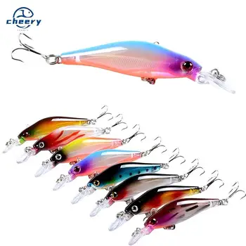 CHEERY Wobbler Fishing Lures Minnow Hard Artificial Bait 8CM 6.3G Crankbait Carp Striped Bass Pesca for Fishing Tackle Lure – Minnow – view 2