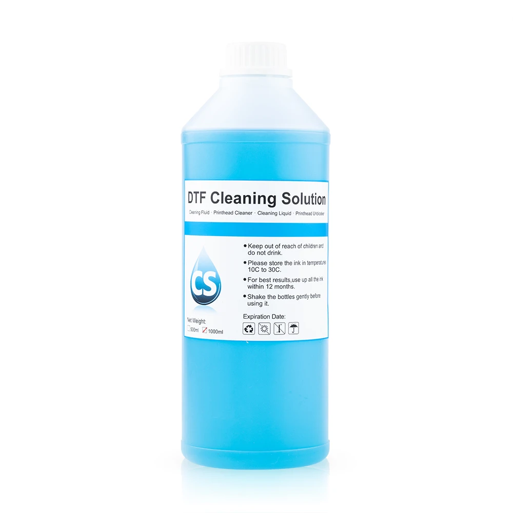 OCBESTJET 1000ml DTF Dtf Liquid Cleaner Cleaning Liquid for Direct to Transfer Film Printing Ink Cleaning Solution for DTF Ink