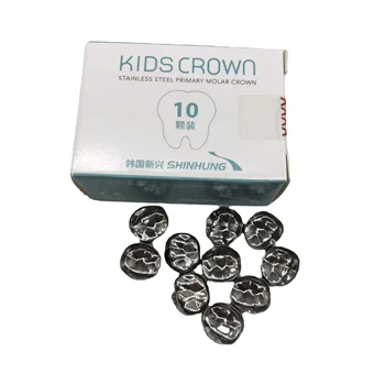 Kids Crown Dental Stainless Steel Primary Molar Kid Crown Refil Baby Crown