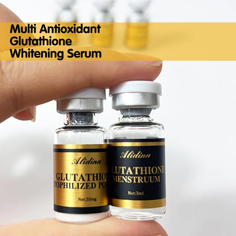 R Antioxidant Glutathione Serum EGF Improve Aging Lyophilized Powder  Whitening Dark Spots Remover Serum Multi Glutathione