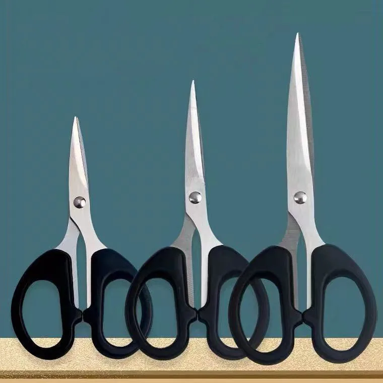 Высококачественные Профессиональные Черные ножницы из нержавеющей стали для офиса и студентов