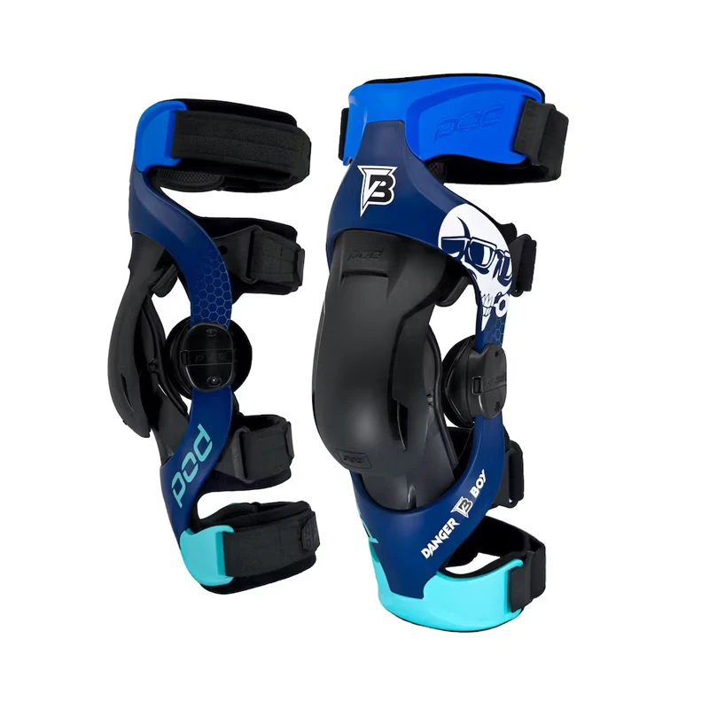 Youth Pair Motorcycle Protector Pod Knee K4 DANGER BOY LIMITED EDITION  Mx Braces Protective