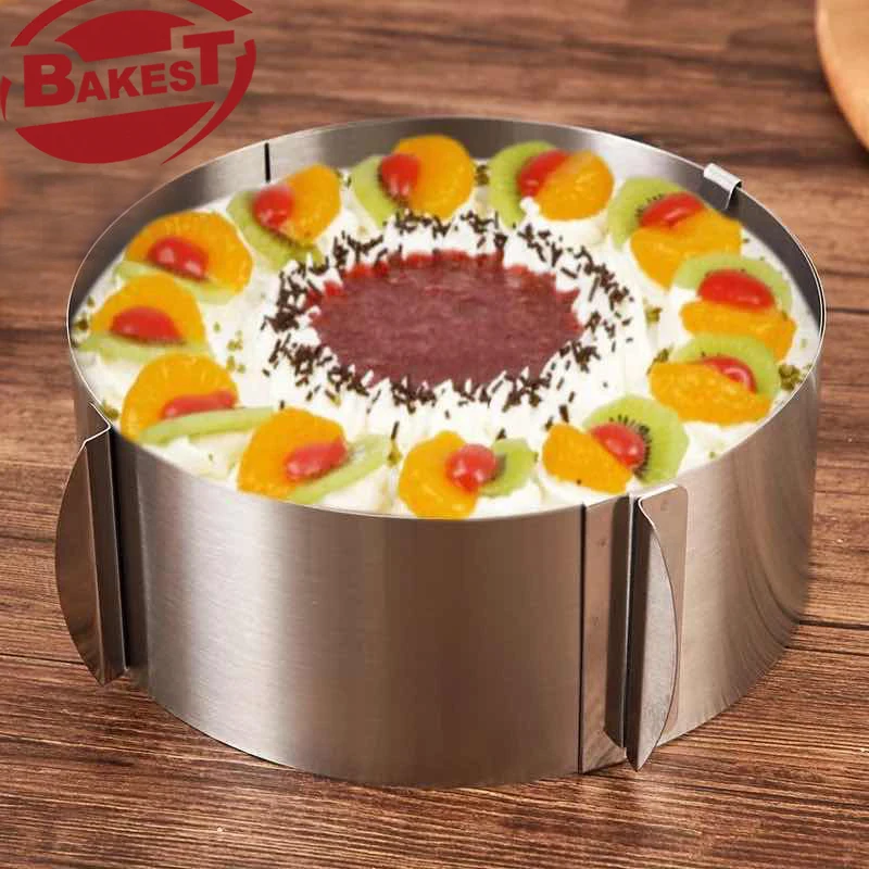 Bakest Stainless Steel Baking Mold Mousse Ring Round Non Stick Mould Cake Tools Cake Mold
