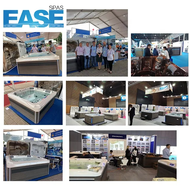 7 People Freestanding Hot Tub with 30 Jets and 1.9M Length for Outdoor Spas and Whirlpool