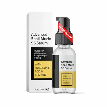 Private Label Advanced Repairing and Hydrating Hyaluronic Acid and 96% Snail Mucin Serum