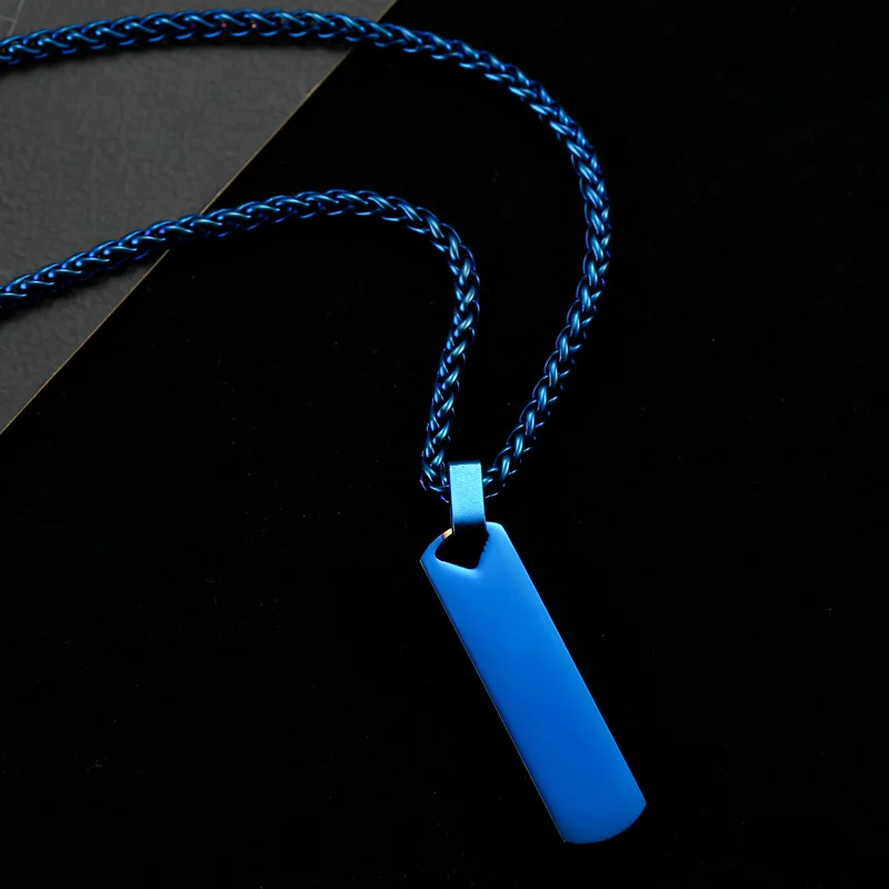 Blank Stamp Engraved Pendant