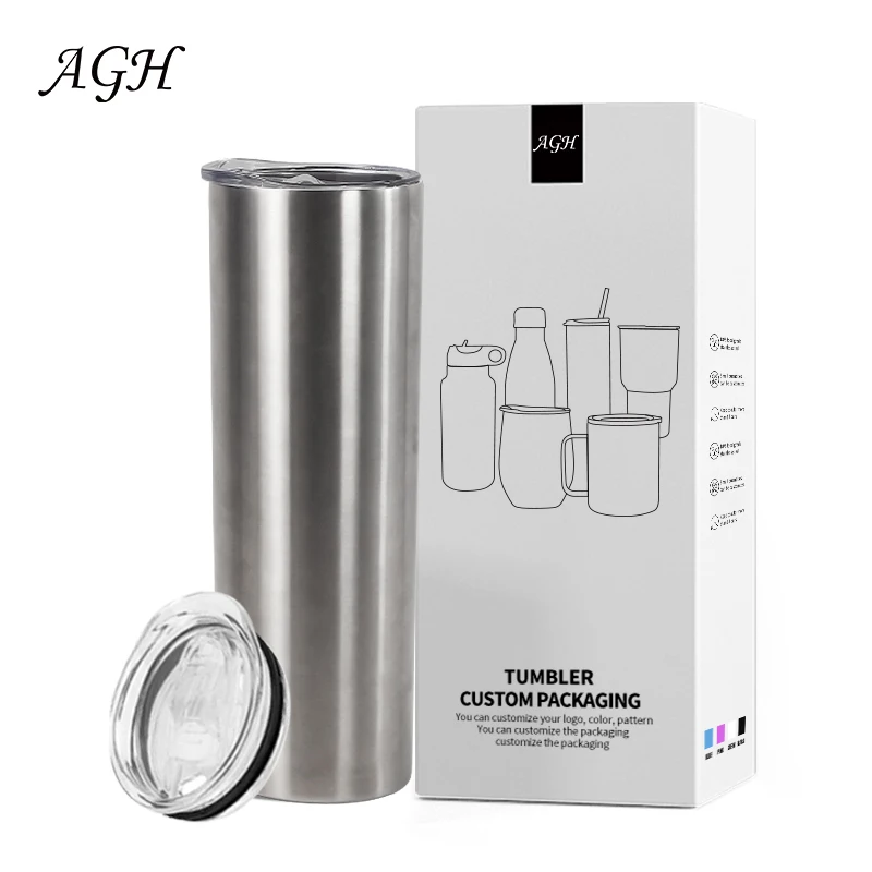 20oz Silver Sublimation Tumblers