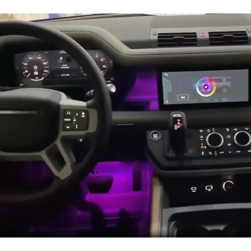 20 Lights Effect Ambient Lighting System Automotive Car Interior