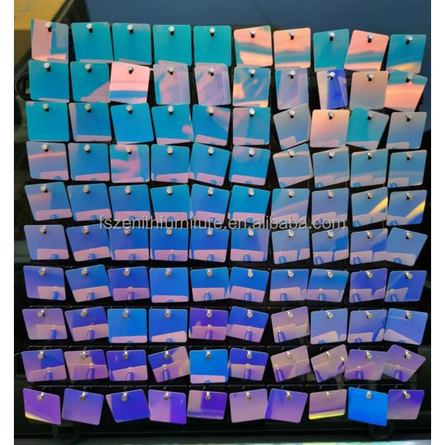 Современный Лидер продаж золотые мерцающие блестки индивидуальный дизайн настенная панель 3d