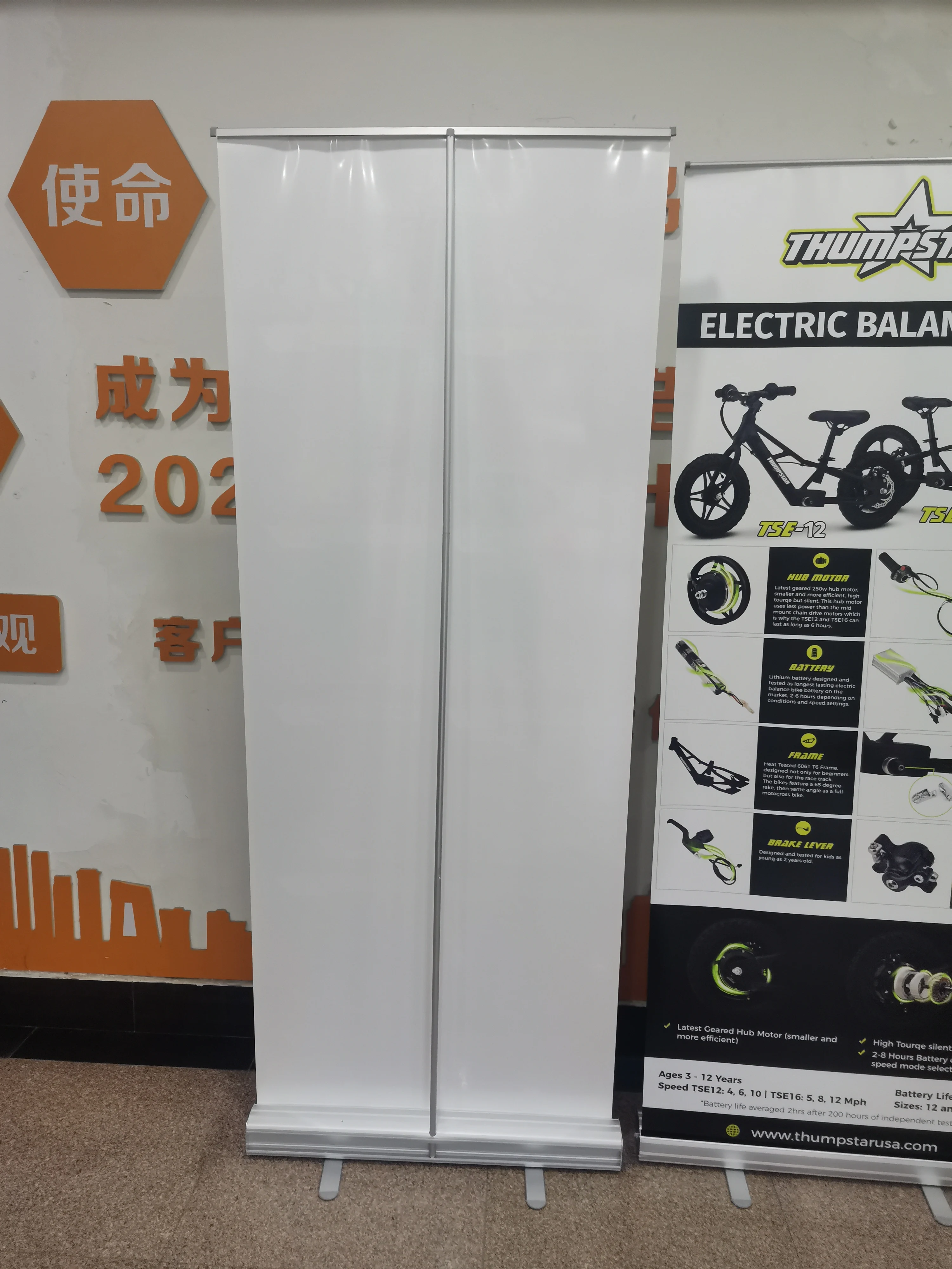 Fast Shipping Roll up Banner 200cm Poster Display Stand Luxury Rollup Stand Large Base Rollup Banner Stand