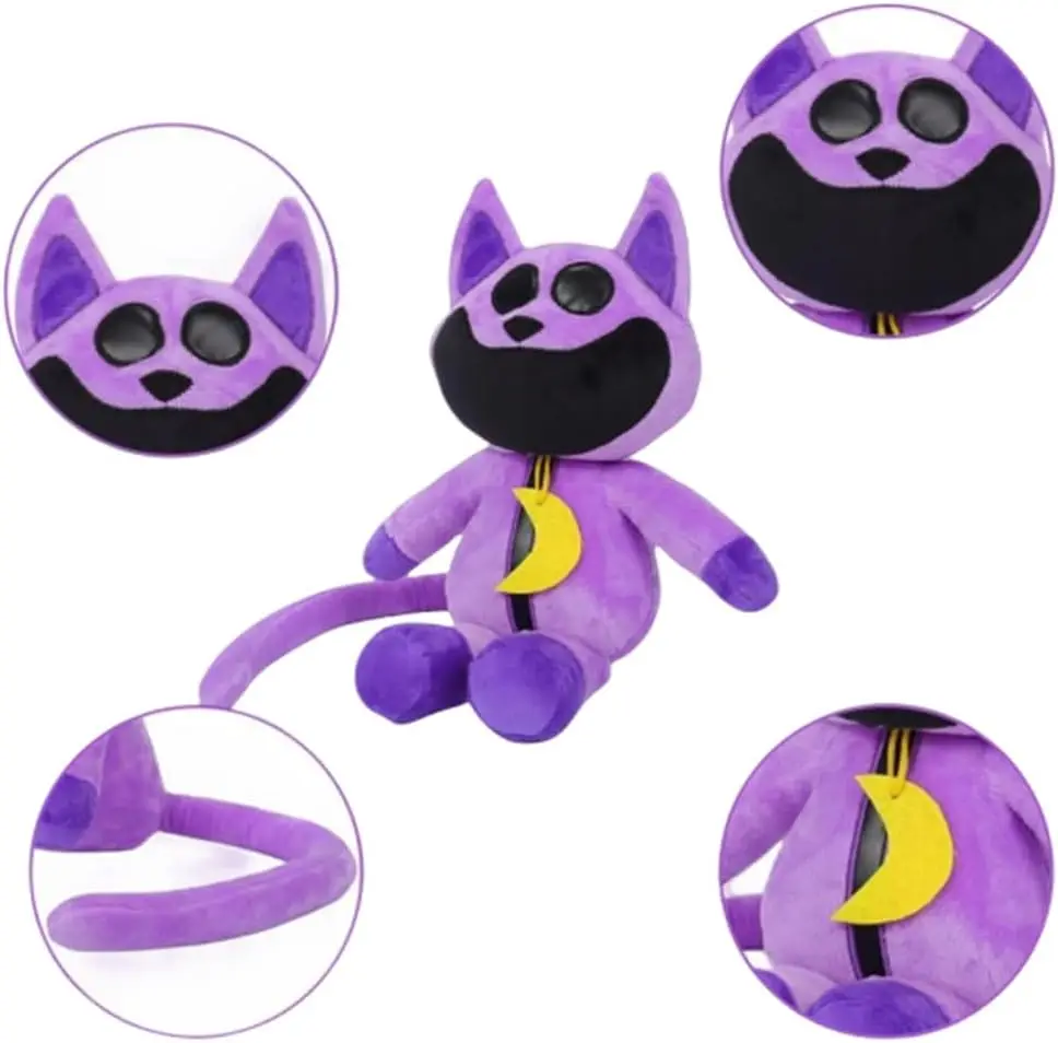 Smiling Critters Plush Toy Funny Smiling Critters Pillow Plush Catnap ...