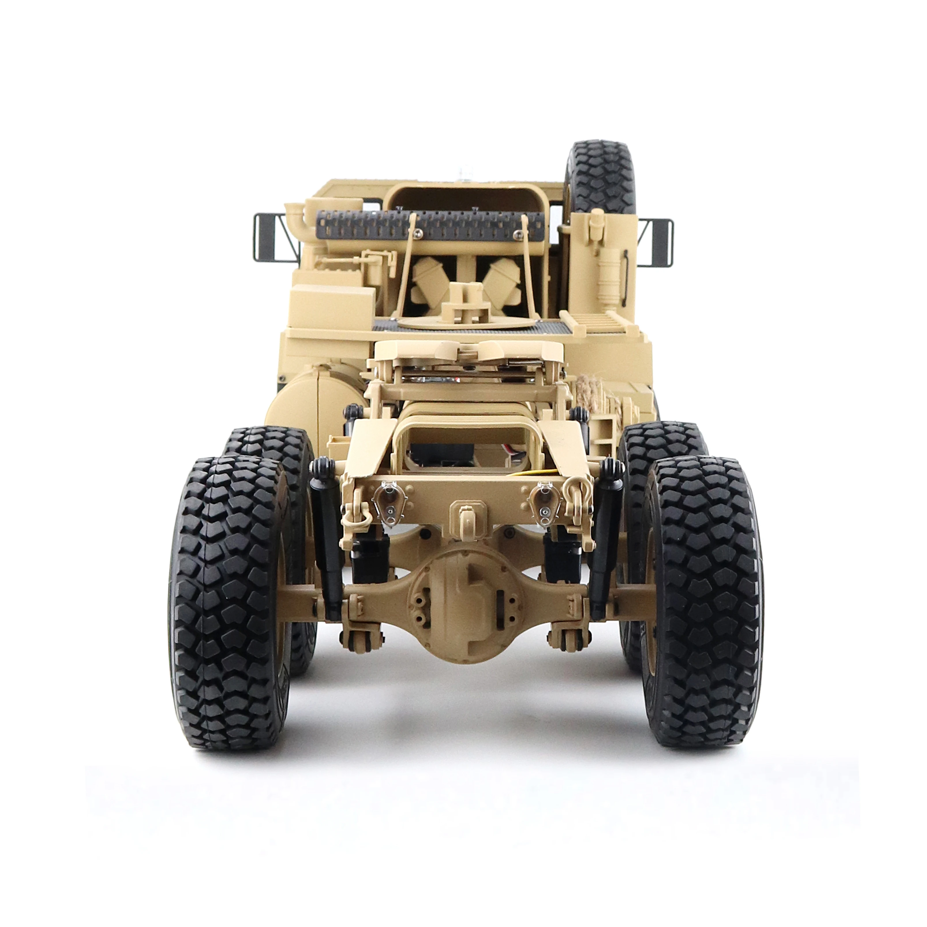 HG-P802 PRO RC Military Truck with LED Strobe Lights - 1/12 Scale