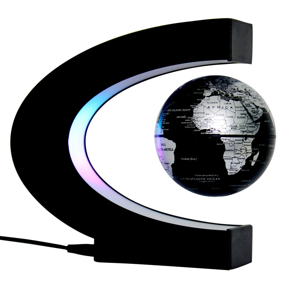 Popular Floating Magnetic Earth Globe with Colorful Led Light